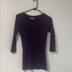 Michael Stars purple shirt